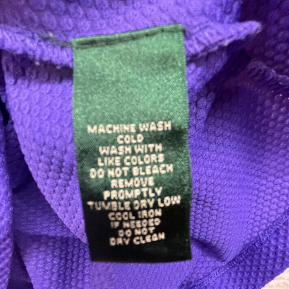 Lauren Ralph Lauren Shirt Womens Small Purple 1/4 Pullover Active Athletic Gym - Picture 9 of 12